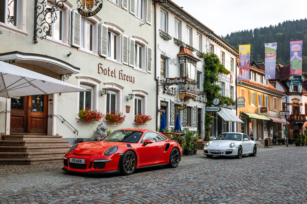 Wolfach, Germany. Porsche 911 GT3 RS, Porsche 911 GTS